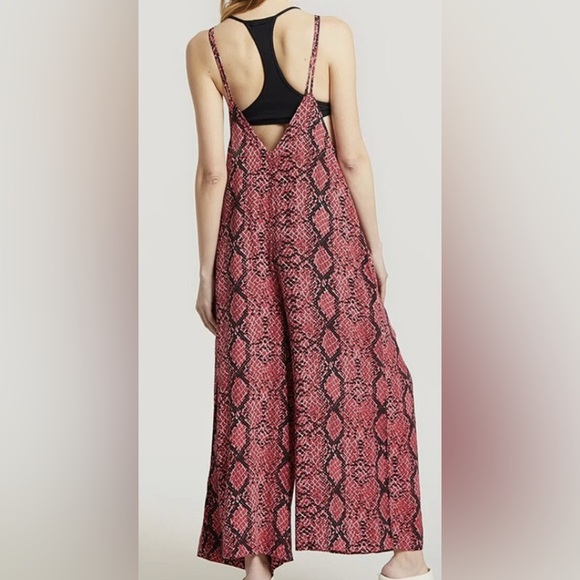 🖤Free People Snake Print Jumpsuit🖤 - Picture 2 of 8